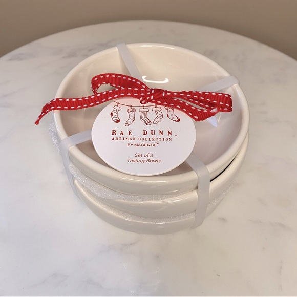 NWT Rae Dunn Set of 3 Tasting Bowls - Picture 6 of 7